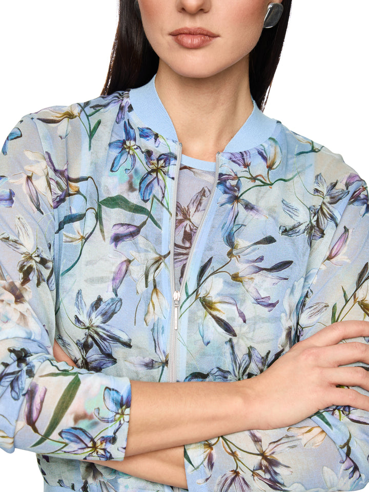 Marc Cain Vest – Blauw-82% katoen, 18% polyamide-DAMES TRUIEN & VESTEN-Blauw