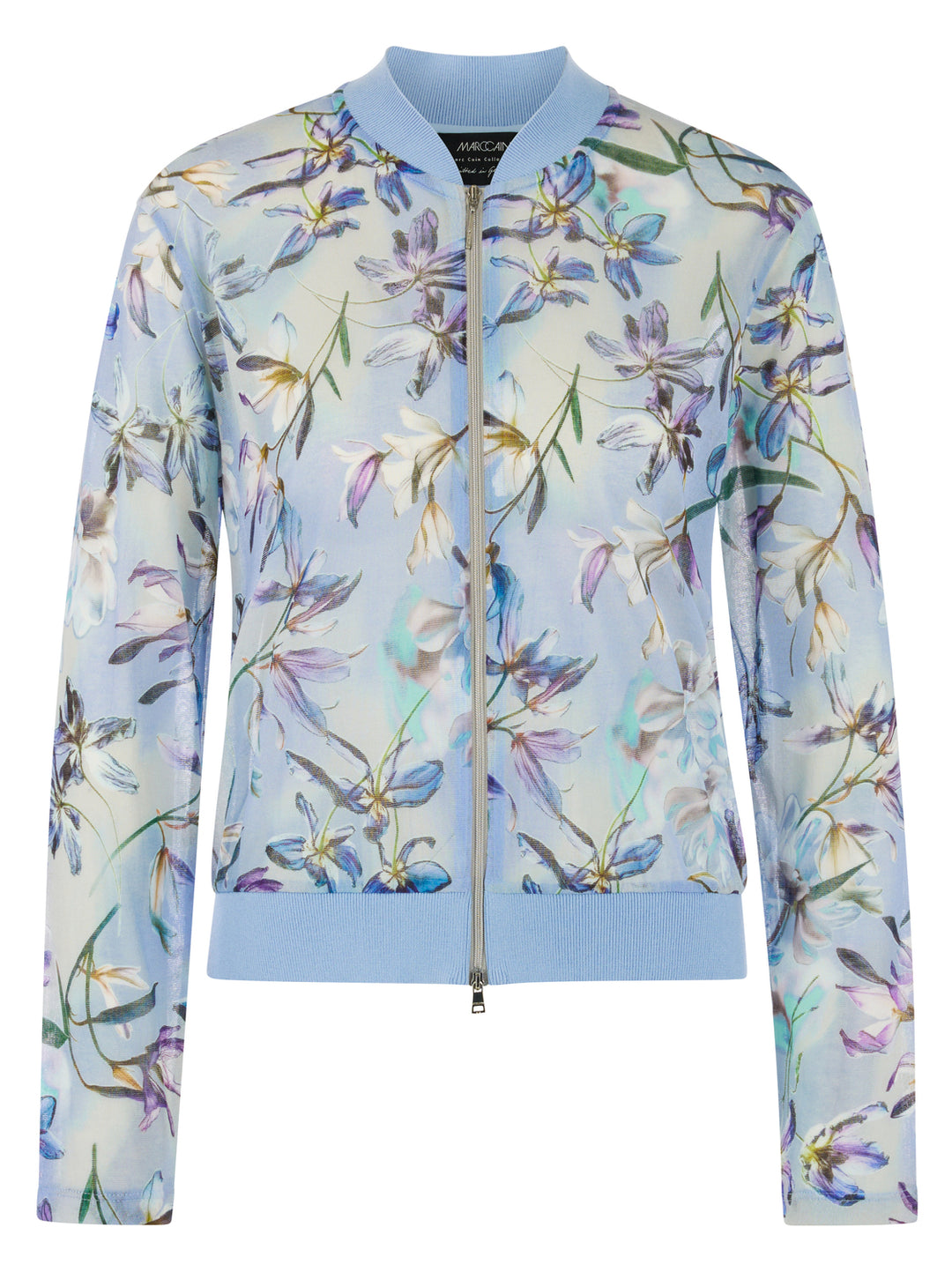 Marc Cain Vest – Blauw-82% katoen, 18% polyamide-DAMES TRUIEN & VESTEN-Blauw