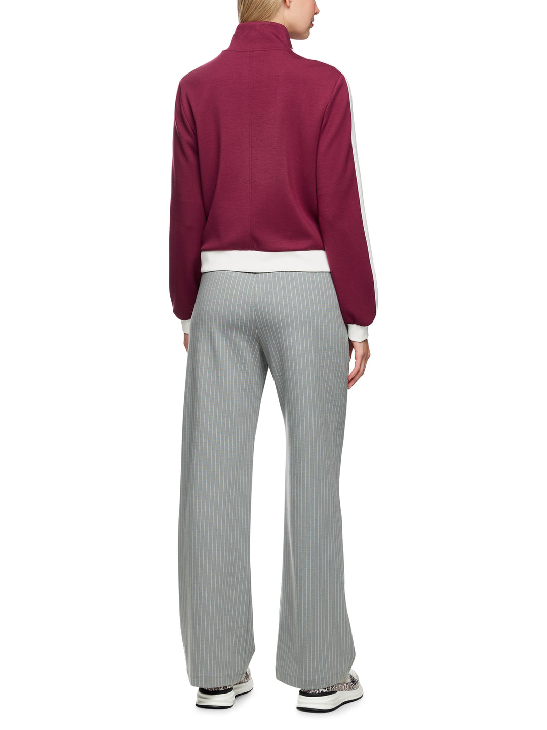 Marc Cain Vest – Rood-47% polyamide, 44% viscose, 9% elastaan-DAMES TRUIEN & VESTEN-Rood