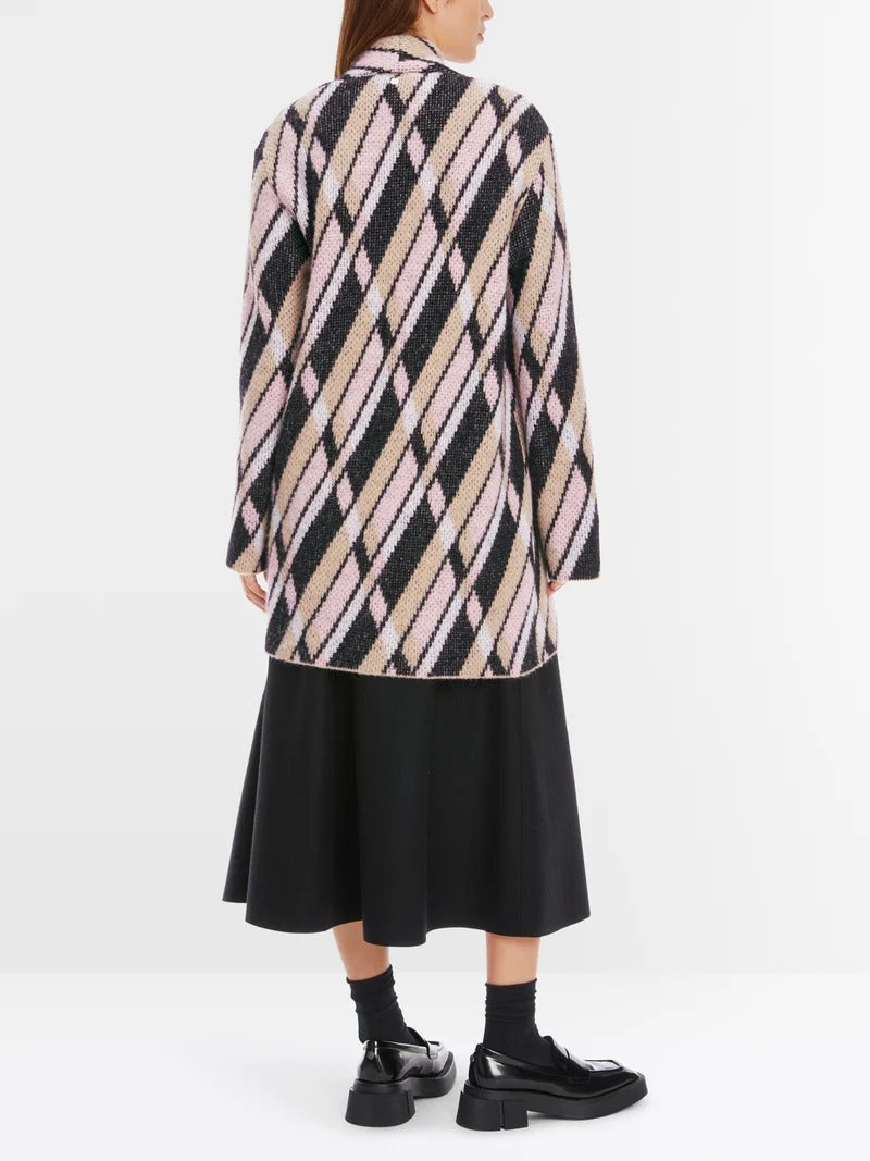 Marc Cain vest roze-33% Acryl<br />33% Polyamide<br />28% Alpaca<br />11% Wol-DAMES TRUIEN & VESTEN-Roze