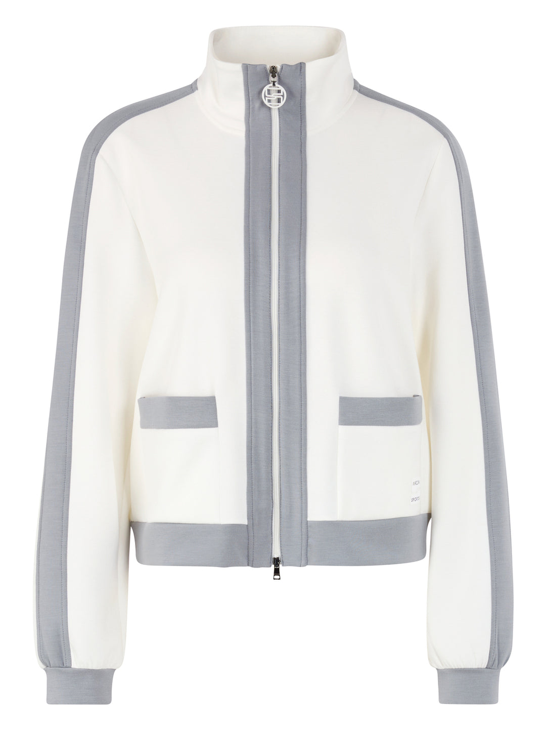 Marc Cain Vest – Wit-47% polyamide, 44% viscose, 9% elastaan-DAMES TRUIEN & VESTEN-Wit