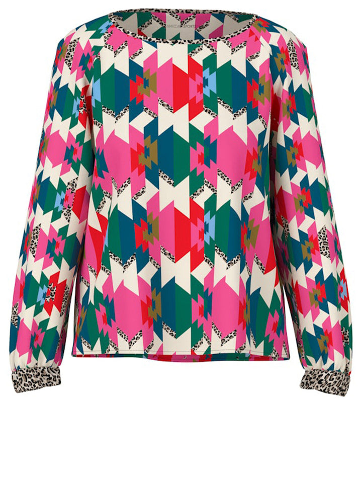 Marc Cain viscose blouse met raglan-100% viscose-DAMES TOPS & BLOUSES-Divers