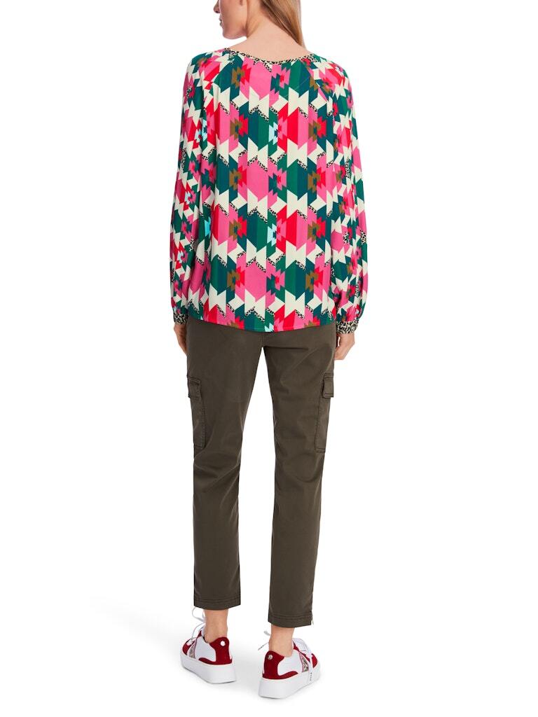 Marc Cain viscose blouse met raglan-100% viscose-DAMES TOPS & BLOUSES-Divers