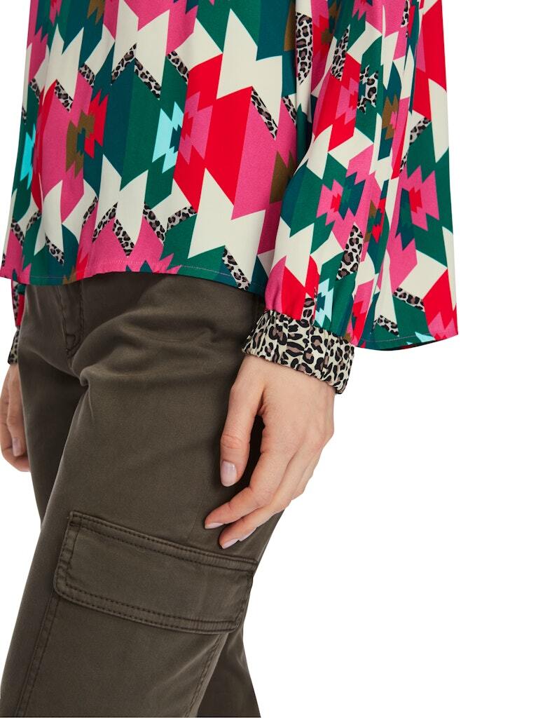 Marc Cain viscose blouse met raglan-100% viscose-DAMES TOPS & BLOUSES-Divers