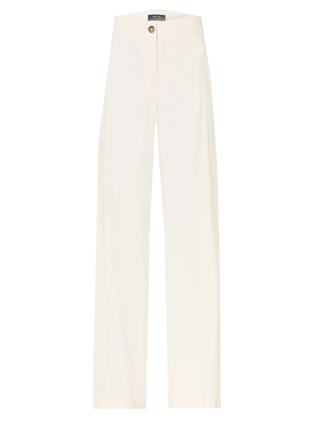 Marc Cain WAUKEE broek van linnen-viscose – Room-62% linnen, 35% viscose, 3% elastaan-DAMES BROEKEN-Room