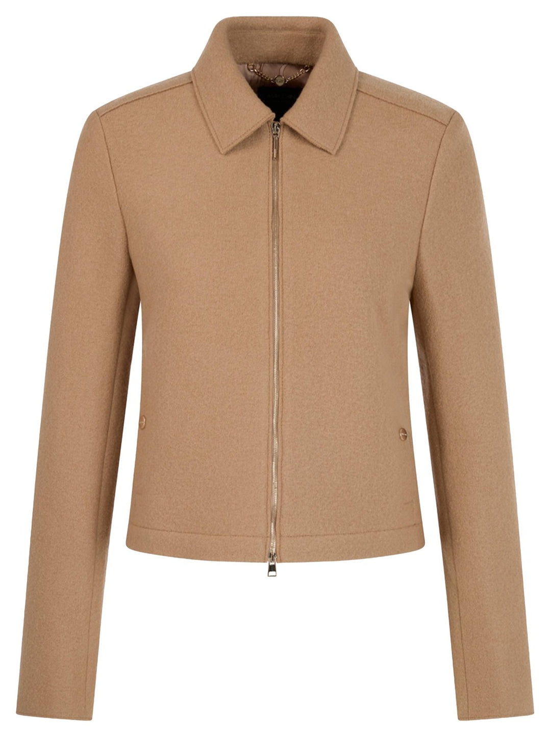 Marc Cain Wollen Jasje – Bruin-100% wol-DAMES BLAZERS & JASJES-Bruin