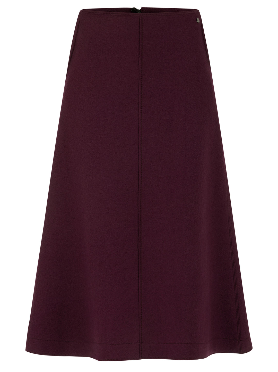 Marc Cain Wollen Midirok – Paars-100% wol<br />Voering: 100% polyester-DAMES ROKKEN-Paars