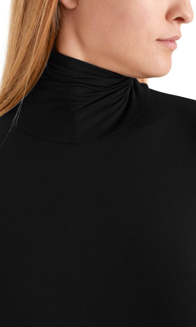 Marc Cain zachte coltrui-alg.: 87% polyamide, 13% elastaan-DAMES TOPS & BLOUSES-Zwart