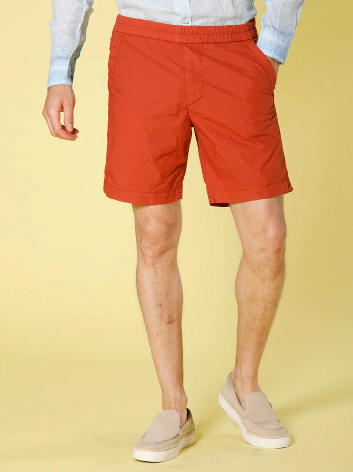 Mason's CAPRI KHINO shorts-72% lyocell, 24% katoen, 4% elasthaan-HEREN BROEKEN-Oranje