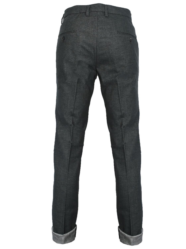 Mason's chino Torino-77% katoen, 11% polyamide, 10% wol, 2% elasthaan-HEREN BROEKEN-Groen