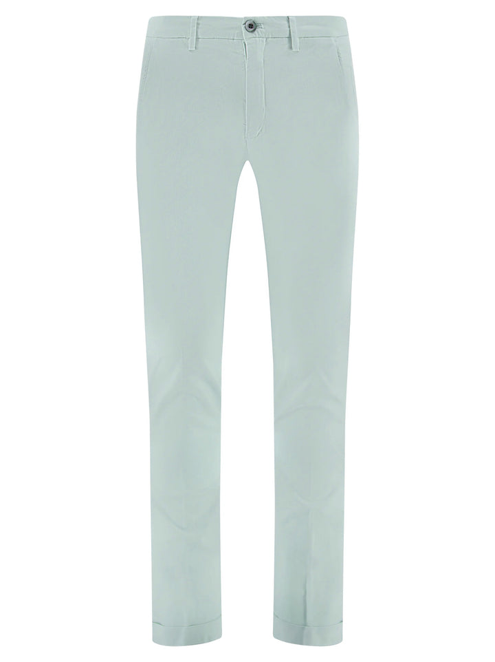 Mason’s Torino chino – Blauw-55% katoen, 42% lyocell, 3% elastaan-HEREN BROEKEN-Blauw