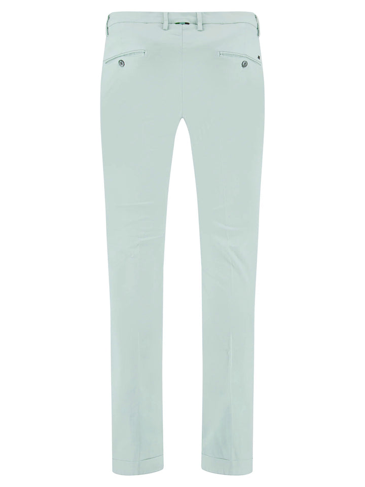 Mason’s Torino chino – Blauw-55% katoen, 42% lyocell, 3% elastaan-HEREN BROEKEN-Blauw