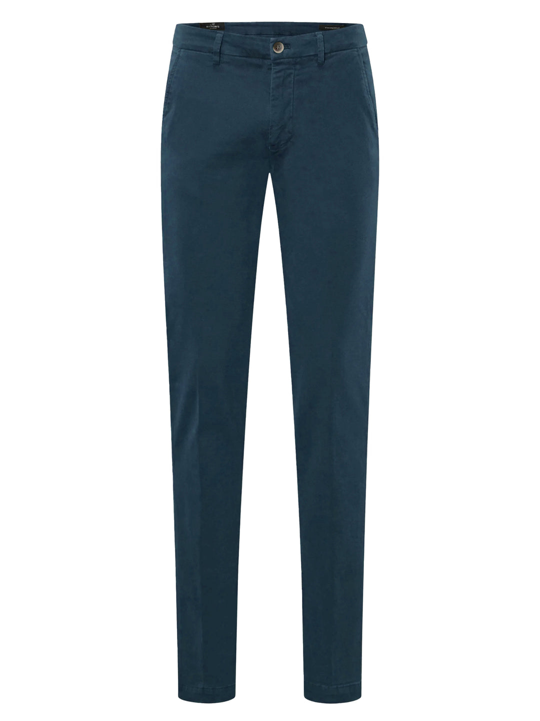 Mason’s Torino Chino – Blauw-69% modal, 28% katoen, 3% elasthaan-HEREN BROEKEN-Blauw