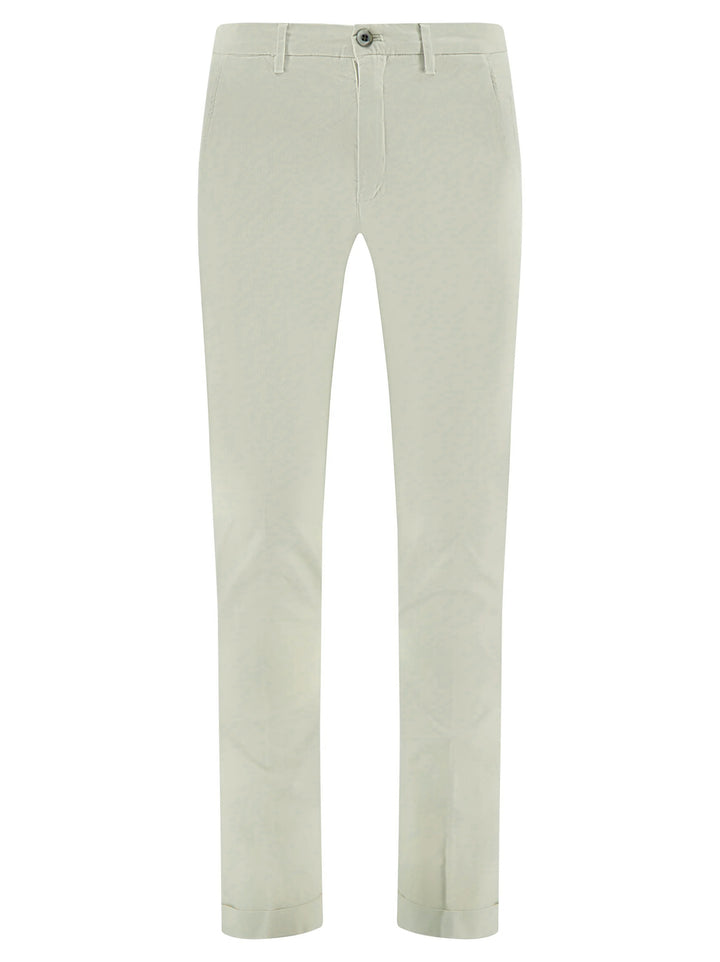 Mason’s Torino chino – Groen-55% katoen, 42% lyocell, 3% elastaan-HEREN BROEKEN-Groen