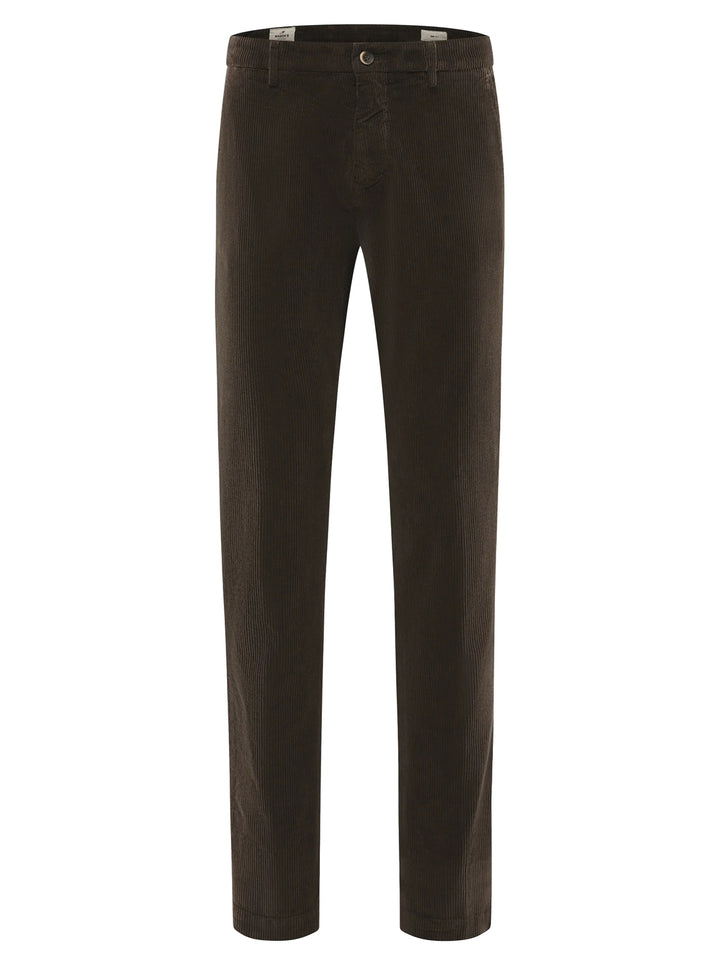 Mason's Torino Corduroy Chino – Bruin-77% katoen, 22% lyocell, 1% elasthaan-HEREN BROEKEN-Bruin