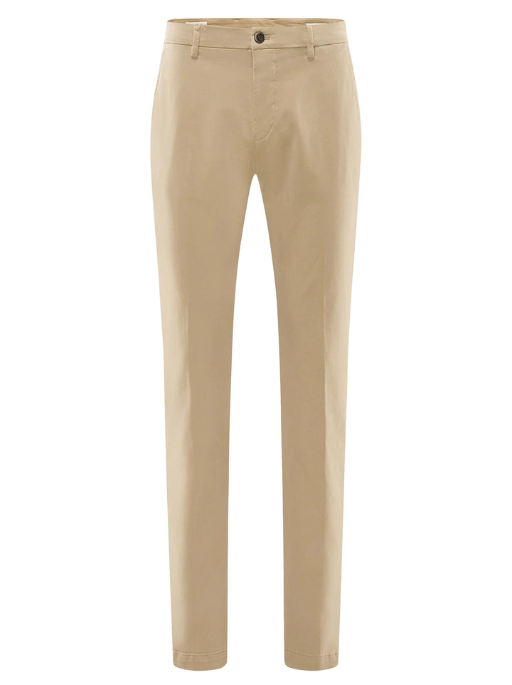 Mason’s Torino Style Chino – Beige-61% modal, 28% katoen, 8% elastomeer, 3% elasthaan-HEREN BROEKEN-Beige