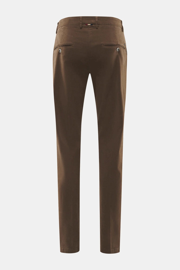 Mason's Torino Style Chino – Bruin-61% modal, 28% katoen, 8% elastomeer, 3% elasthaan-HEREN BROEKEN-Bruin