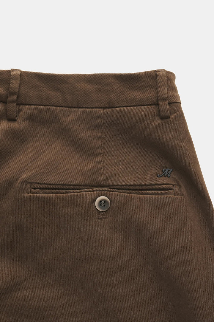 Mason's Torino Style Chino – Bruin-61% modal, 28% katoen, 8% elastomeer, 3% elasthaan-HEREN BROEKEN-Bruin
