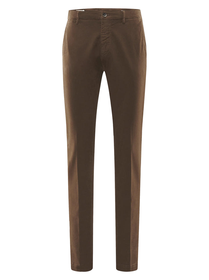Mason's Torino Style Chino – Bruin-61% modal, 28% katoen, 8% elastomeer, 3% elasthaan-HEREN BROEKEN-Bruin