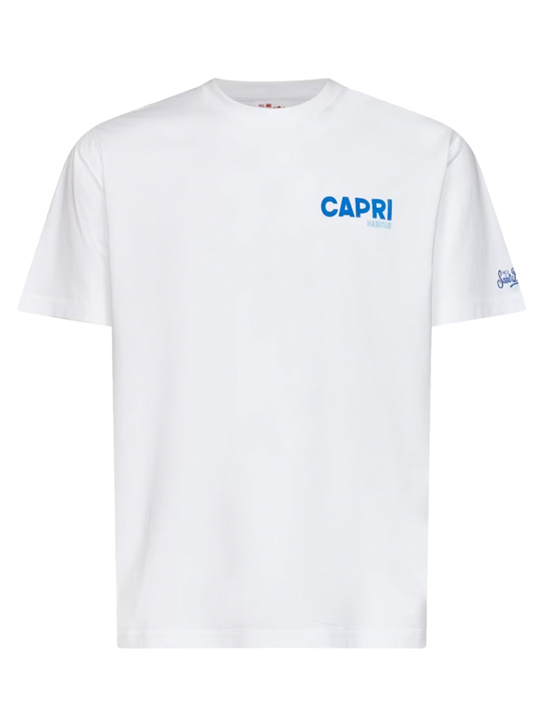 MC2 Saint Barth Capri Summer T-shirt – Wit-100% katoen-HEREN POLO'S & T-SHIRTS-Wit