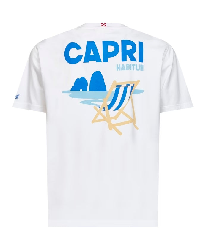 MC2 Saint Barth Capri Summer T-shirt – Wit-100% katoen-HEREN POLO'S & T-SHIRTS-Wit