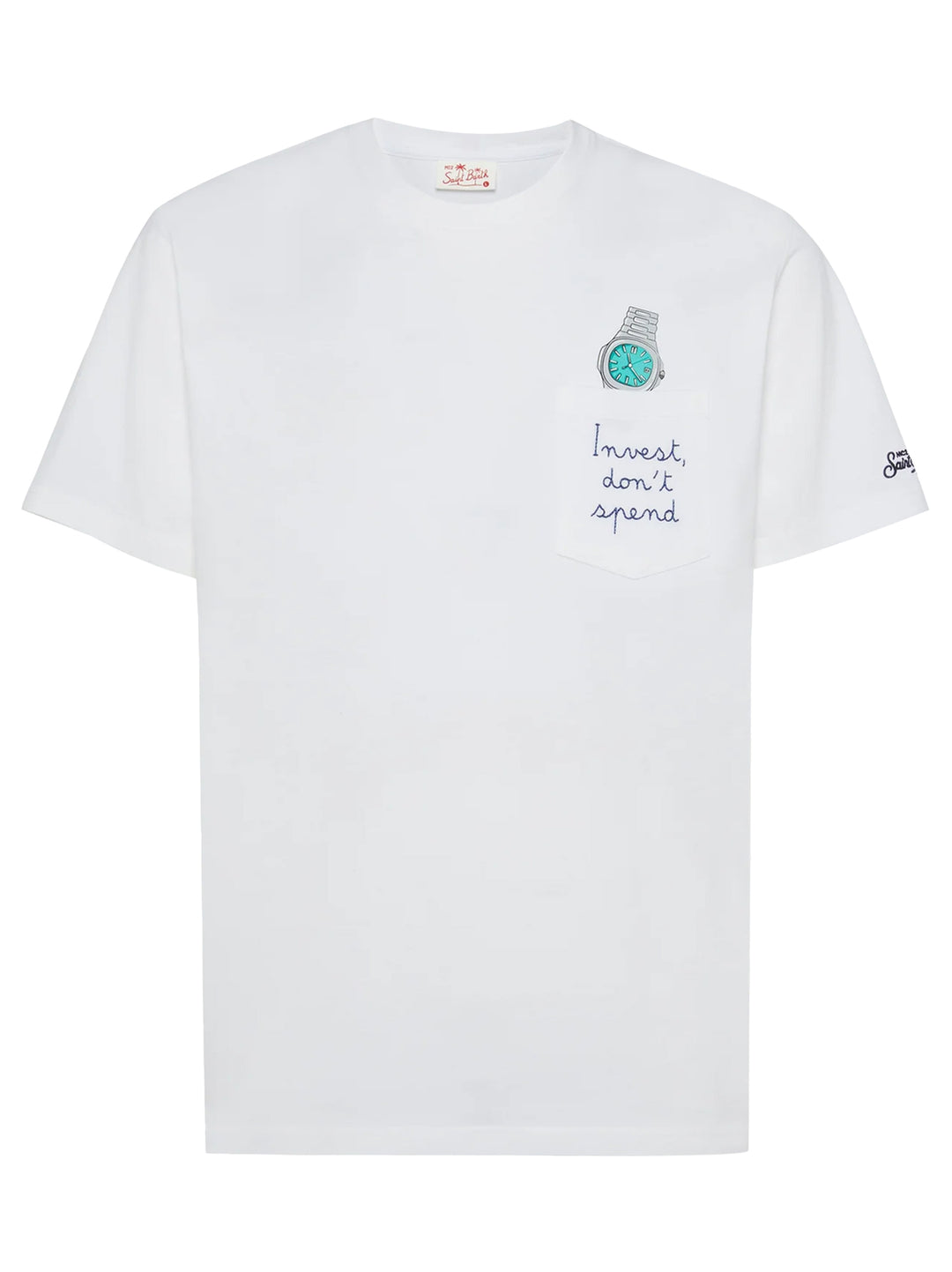 MC2 Saint Barth Katoenen Austin T-shirt – Wit-100% katoen-HEREN POLO'S & T-SHIRTS-Wit