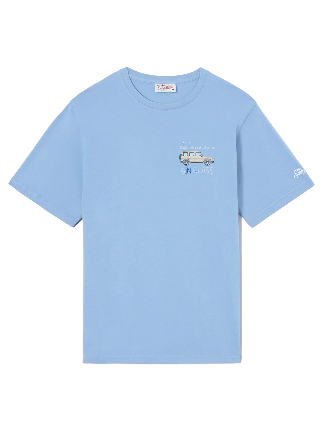MC2 Saint Barth Portofino T-shirt – Blauw-100% katoen-HEREN POLO'S & T-SHIRTS-Blauw