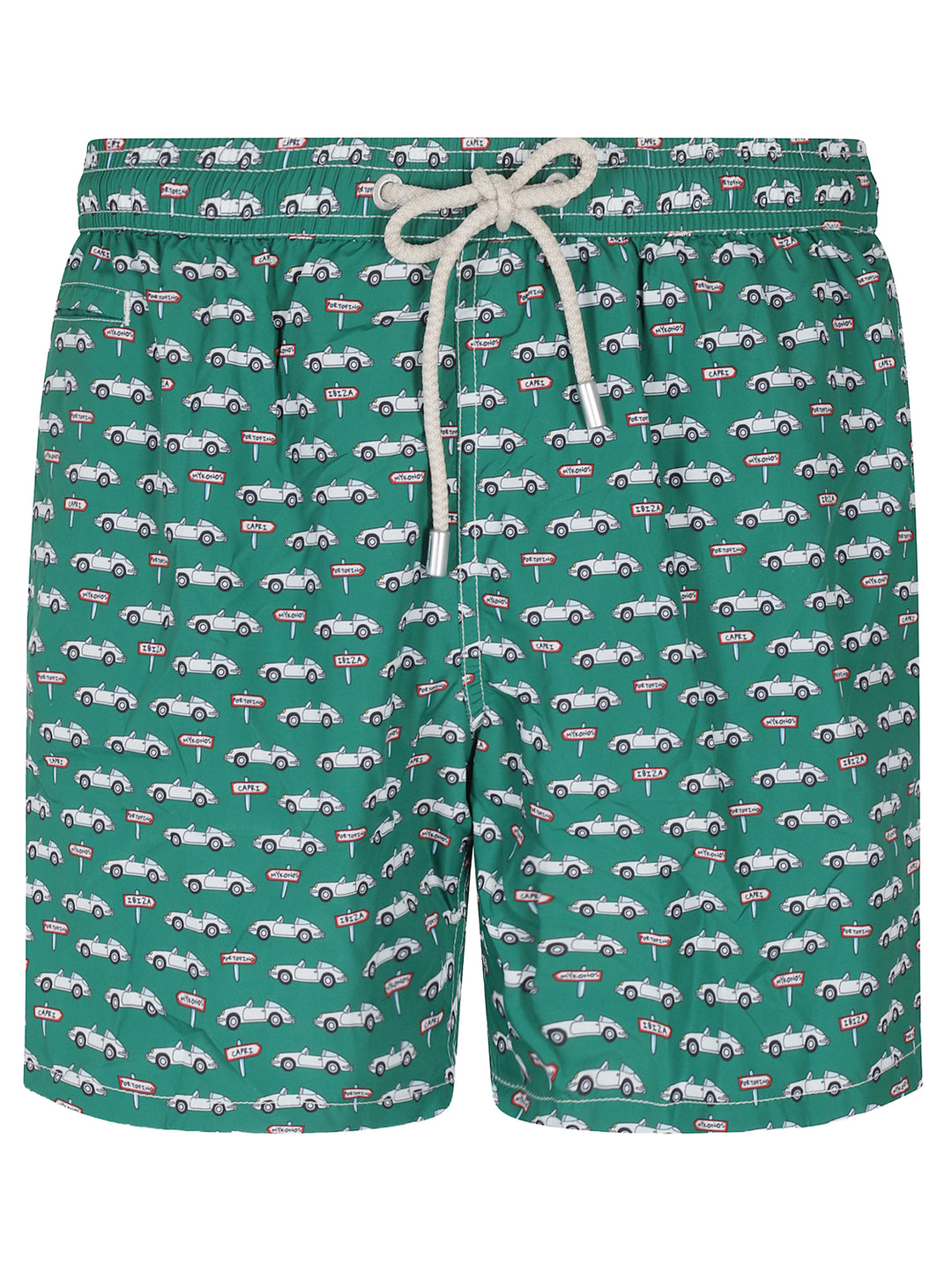 MC2 Saint Barth Road Trip zwembroek – Groen-100% polyester-HEREN BROEKEN-Groen
