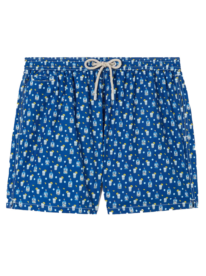 MC2 Saint Barth Sexy Gin zwembroek – Blauw-100% ployester-HEREN BROEKEN-Blauw