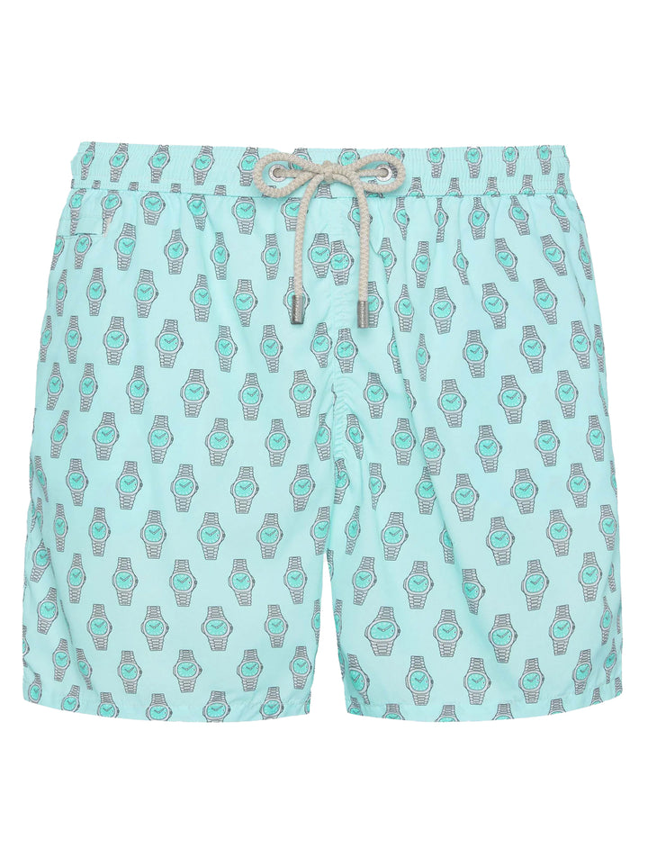 MC2 Saint Barth Zwembroek - Groen-100% polyester-HEREN BROEKEN-Groen
