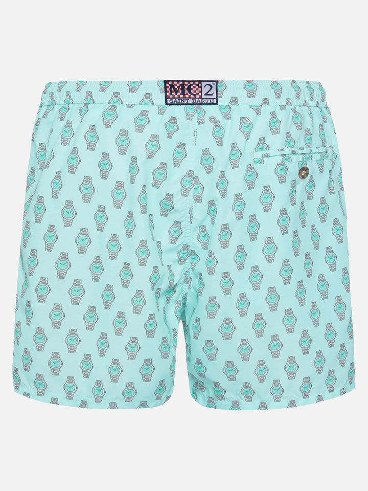 MC2 Saint Barth Zwembroek - Groen-100% polyester-HEREN BROEKEN-Groen
