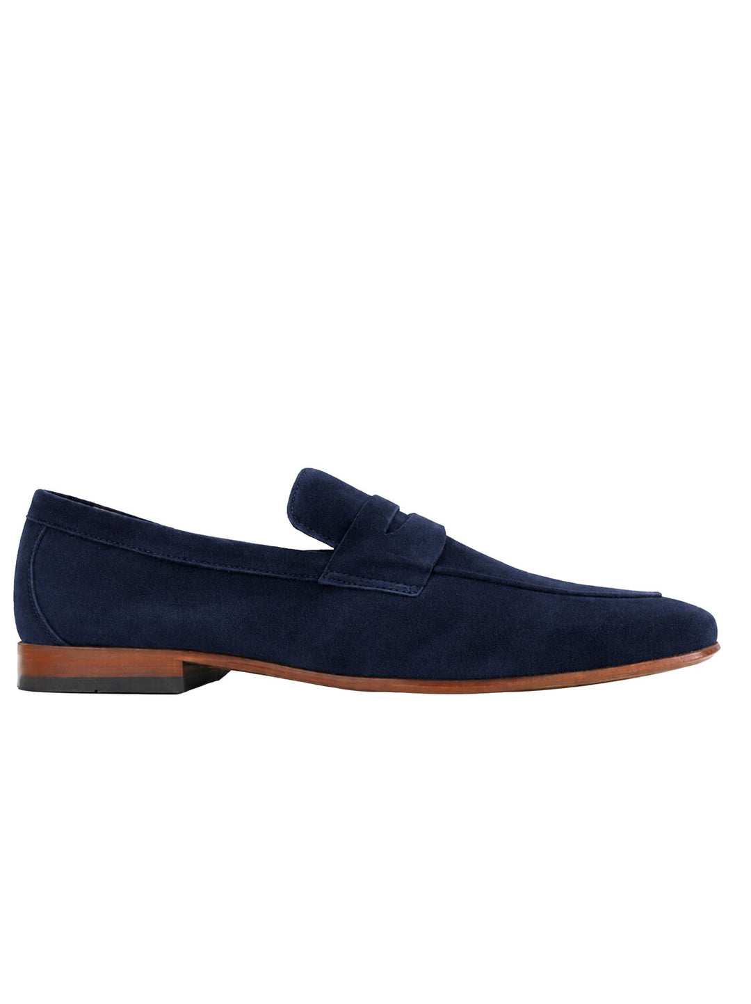 Melik Suède Mocassins – Blauw-HEREN SCHOENEN & RIEMEN-Blauw