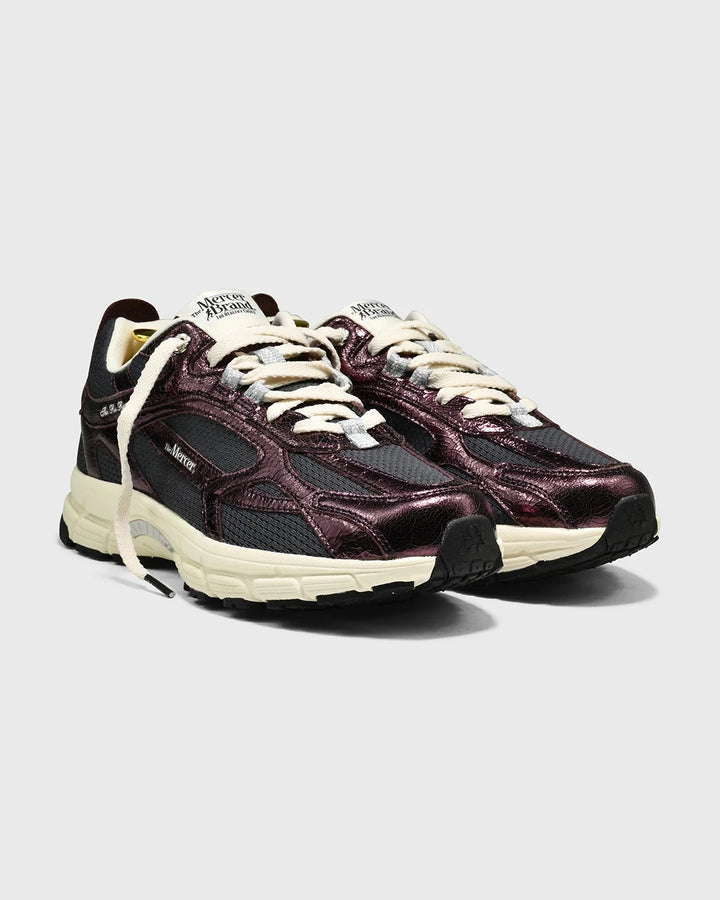 MERCER Re-Run Cracked Sneaker – Grijs-DAMES SCHOENEN-Grijs