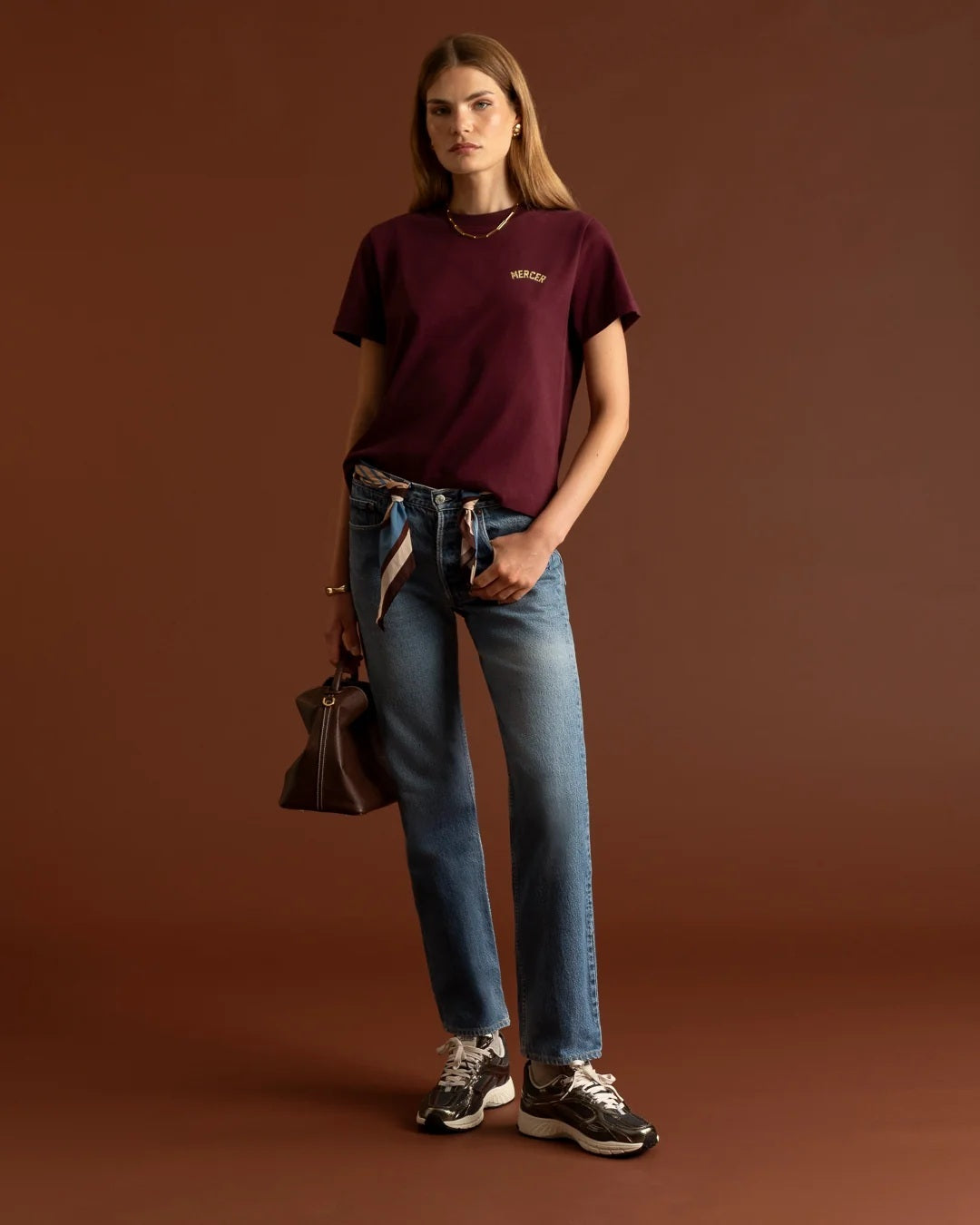 MERCER Re-Run Cracked Sneaker – Groen-DAMES SCHOENEN-Groen