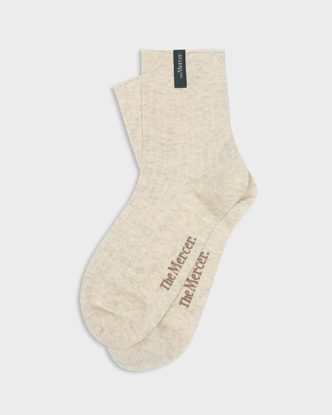 MERCER Sokken – Beige-100% katoen-DAMES ONDER- EN BADMODE-Beige