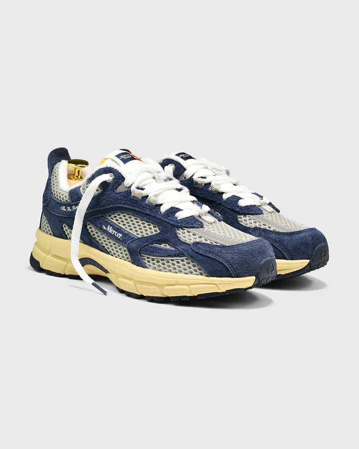 Mercer The Re-Run Americana Sneaker – Blauw-HEREN SCHOENEN & RIEMEN-Blauw