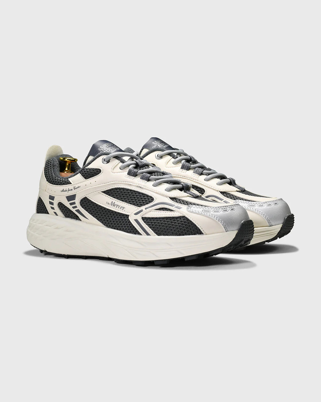 Mercer The Re‑Run Max – Cactus White Grey-DAMES SCHOENEN-Grijs