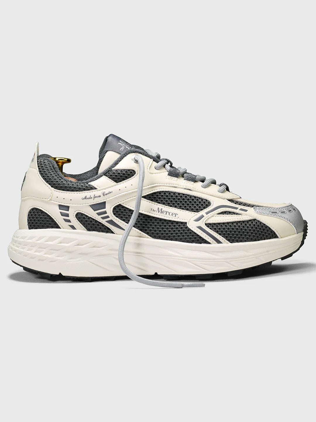 Mercer The Re‑Run Max – Cactus White Grey-DAMES SCHOENEN-Grijs