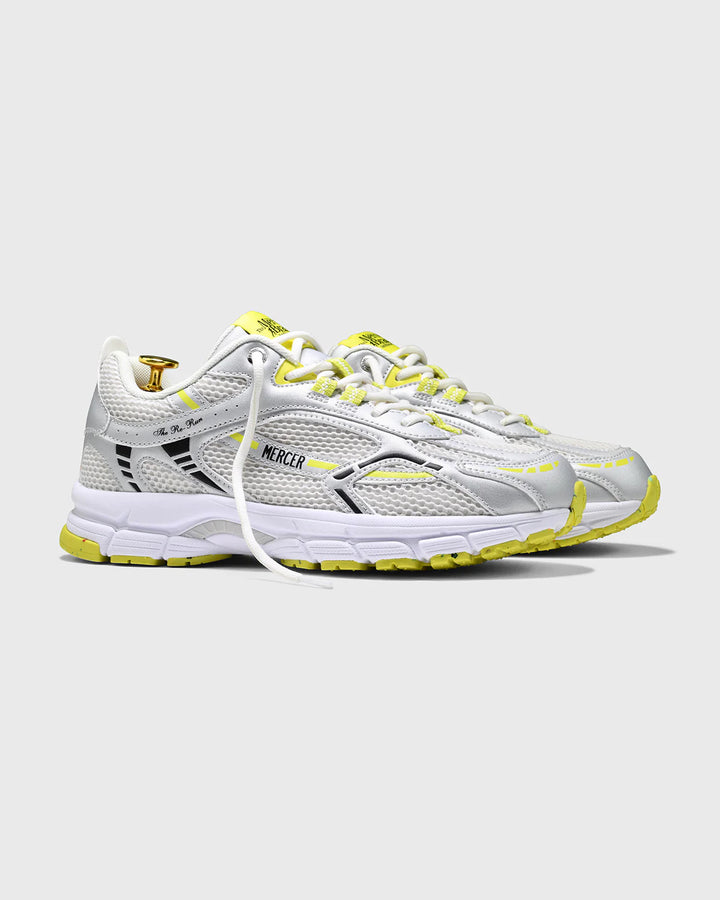 MERCER The Re-Run Neon Yellow/Silver-DAMES SCHOENEN-Zilver