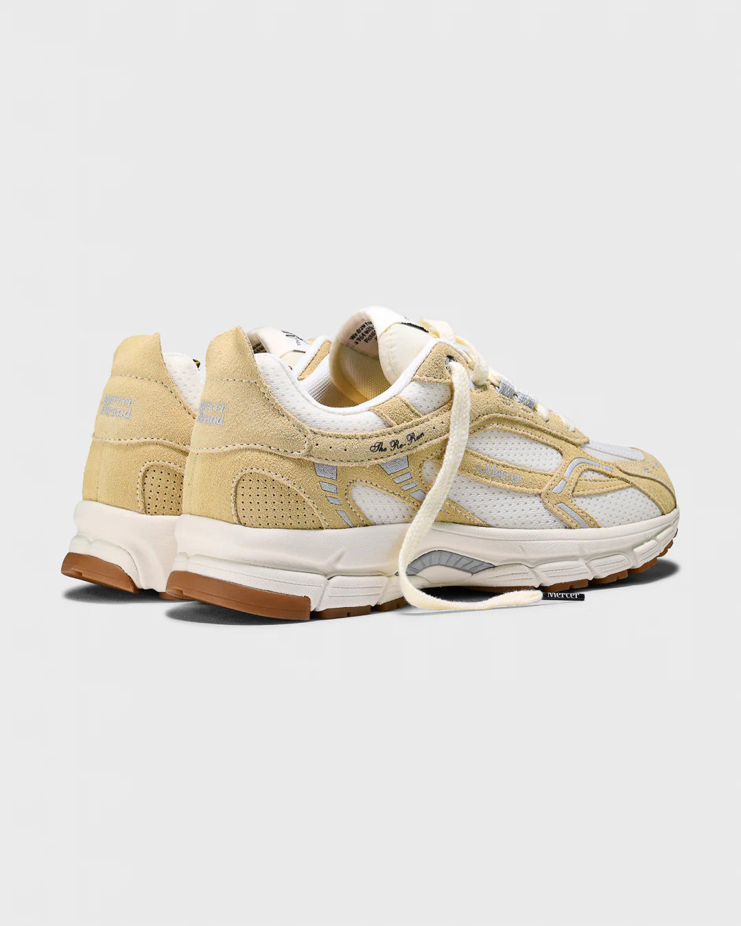 MERCER The Re-Run Vintage Suede Sneaker – Geel-DAMES SCHOENEN-Geel