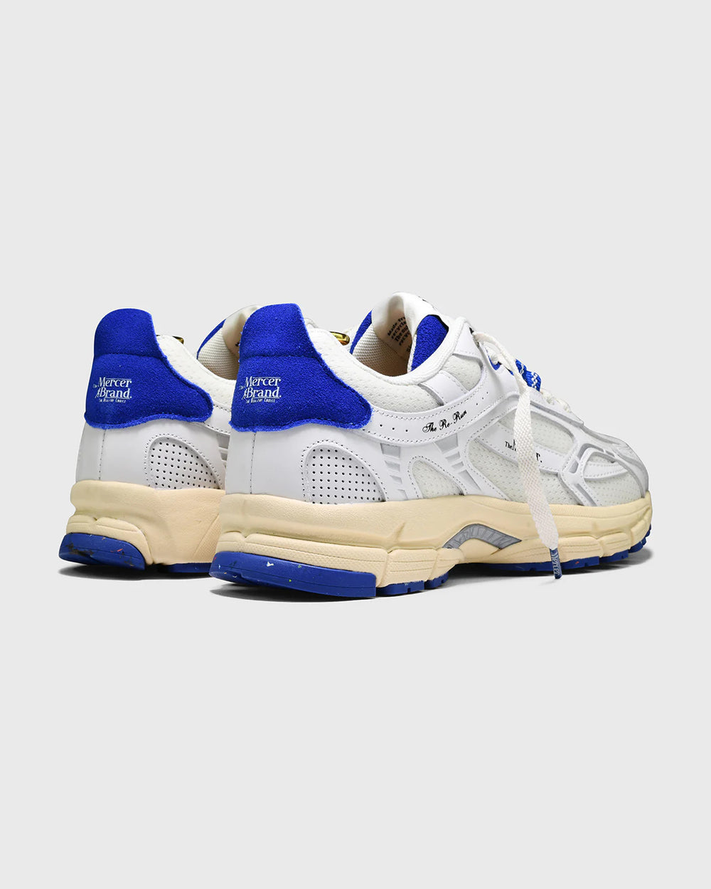 MERCER The Re-Run Vintage White/Blue-DAMES SCHOENEN-Beige