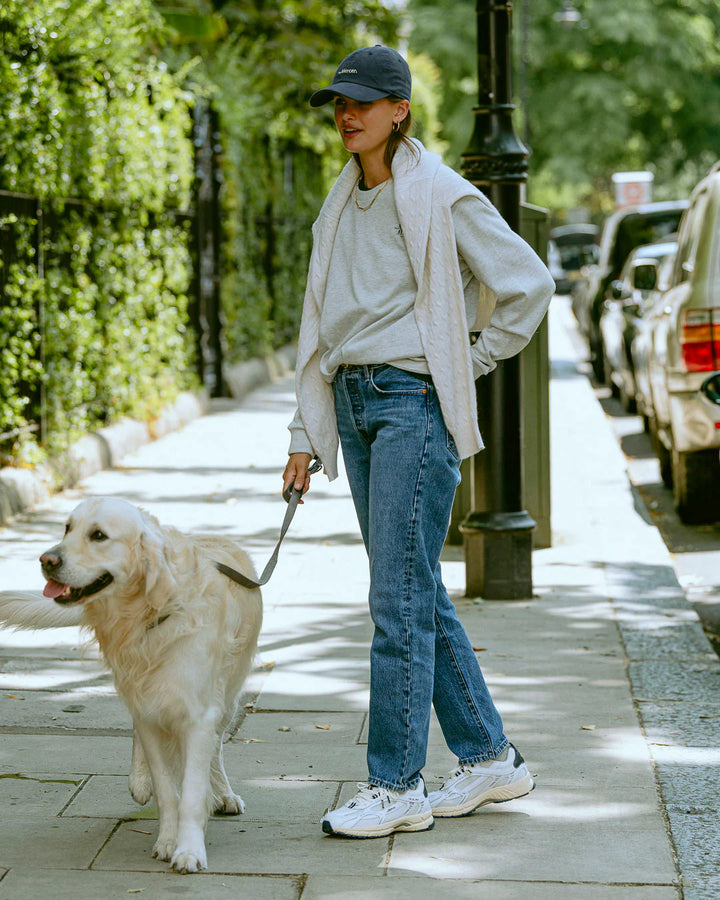 Mercer The Re‑Run Vintage – Wit/Blauw-DAMES SCHOENEN-Wit