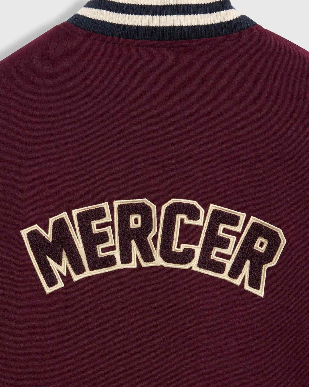 MERCER Varsity Jacket – Rood-96% polyester, 4% elastaan<br />Voering: 100% polyester-HEREN JASSEN & JACKS-Rood