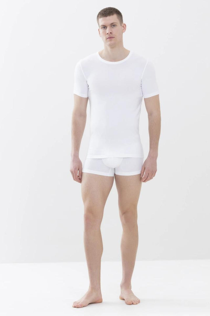 MEY businessclass boxer wit-57% Katoen, 38% Polyester, 5% Elastaan-HEREN ONDER- EN BADMODE-Wit