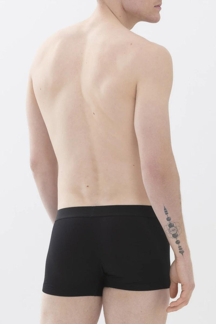 MEY businessclass boxer zwart-57% Katoen, 38% Polyester, 5% Elastaan-HEREN ONDER- EN BADMODE-Zwart