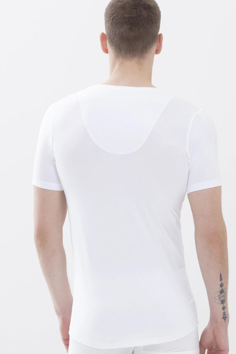 MEY businessclass ronde hals-57% Katoen, 38% Polyester, 5% Elastaan-HEREN ONDER- EN BADMODE-Wit