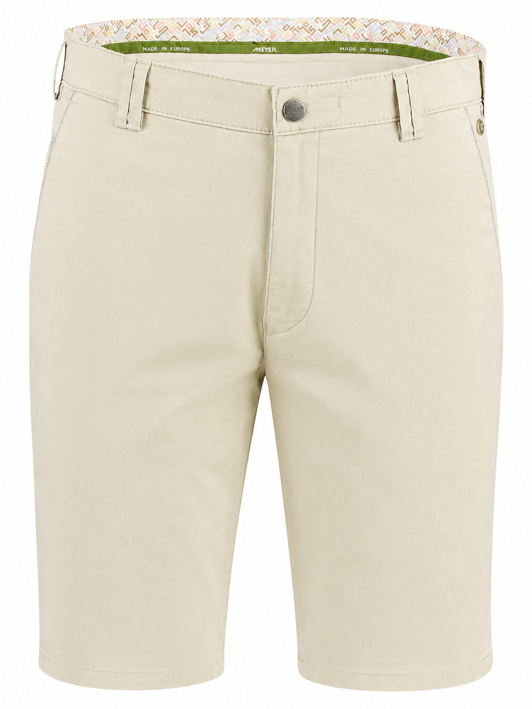 Meyer B-Palma short – Beige-98% katoen, 2% elastaan-HEREN BROEKEN-Beige