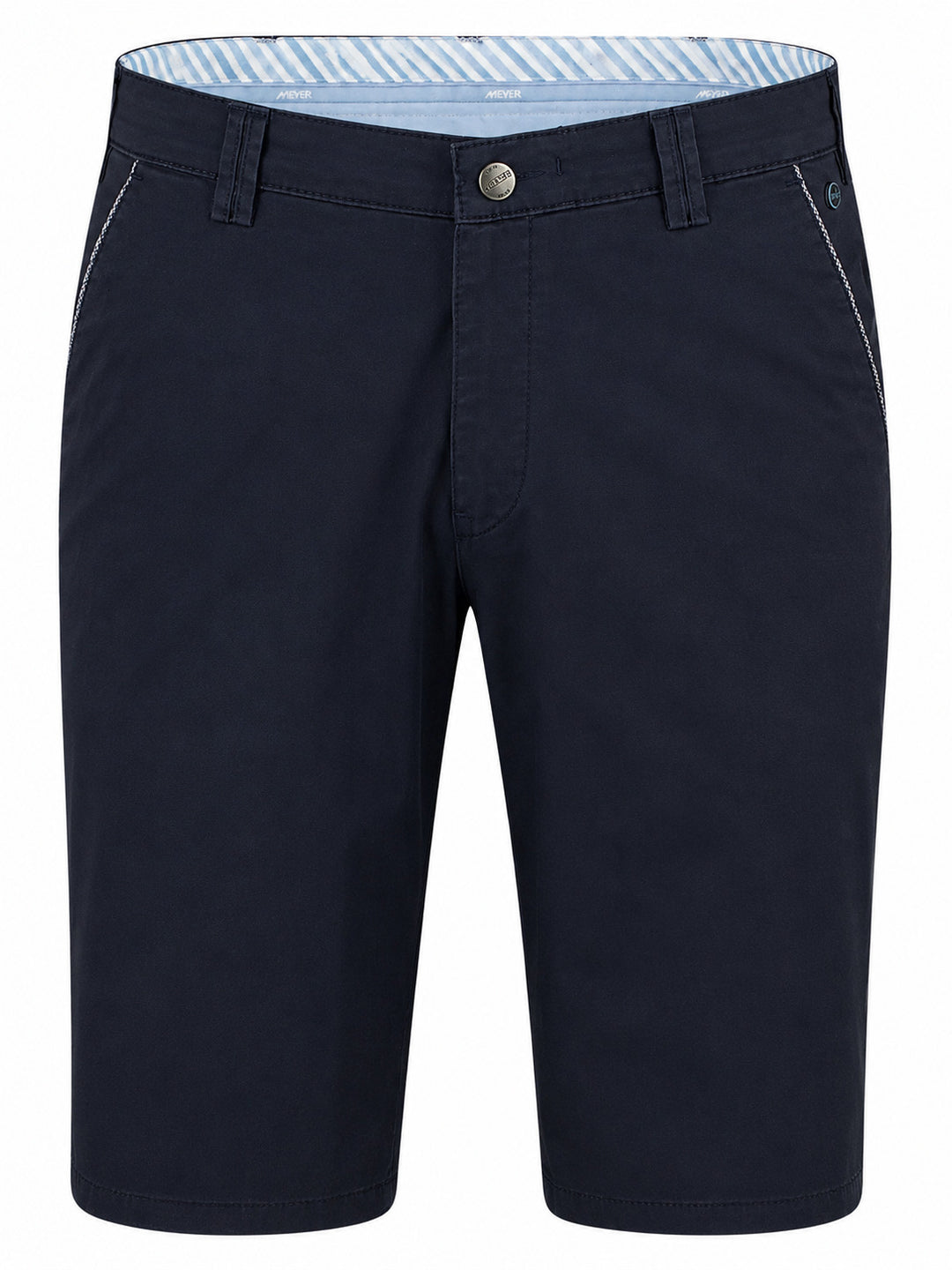 Meyer B-Palma short – Blauw-98% katoen, 2% elastaan-HEREN BROEKEN-Blauw