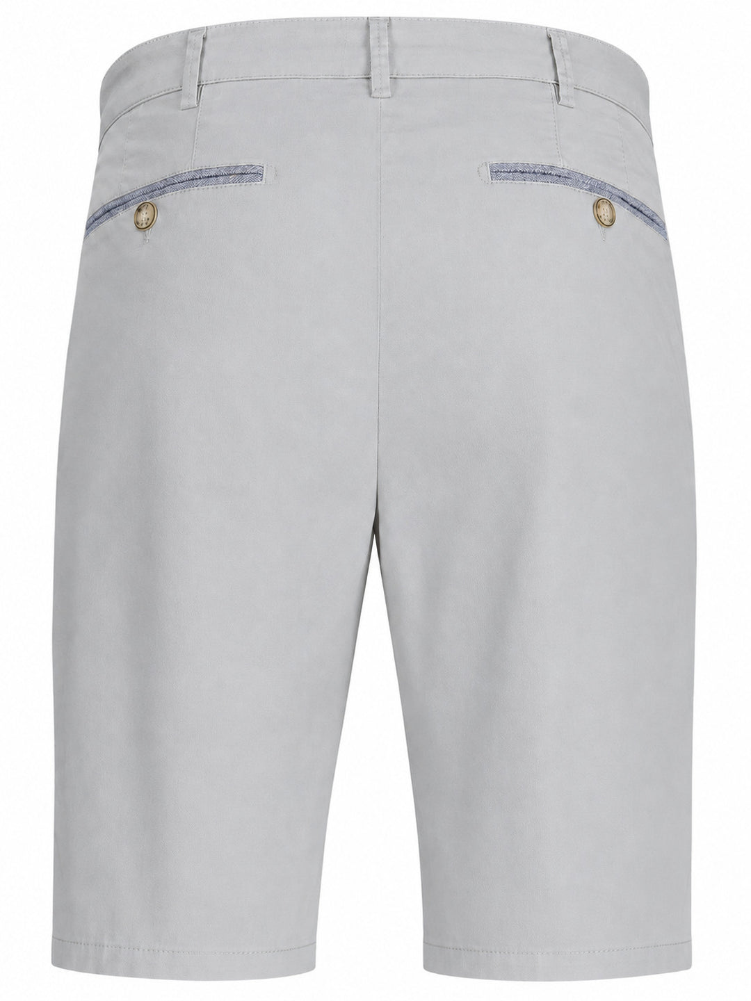 Meyer B-Palma short – Grijs-98% katoen, 2% elastaan-HEREN BROEKEN-Grijs