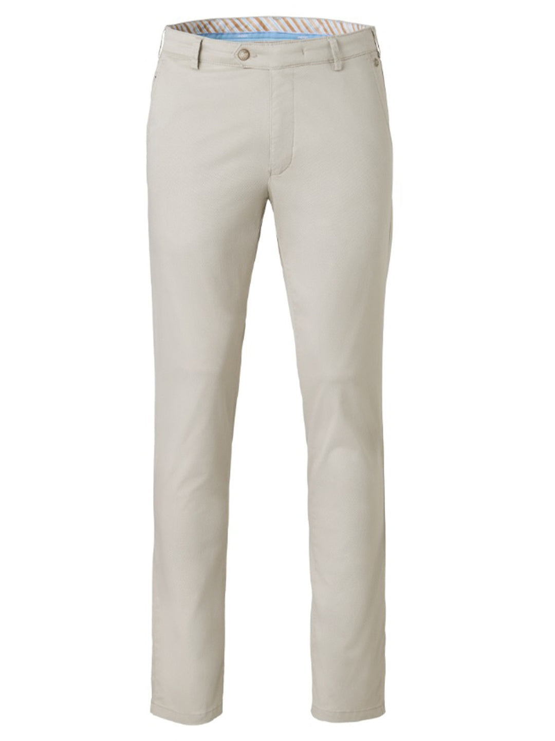 Meyer Bonn chino 1-5075 – Beige-96% katoen, 4% elastaan-HEREN BROEKEN-Beige